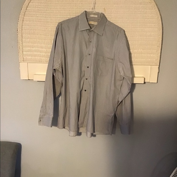 Michael Kors, Men’s Long Sleeve Dress Shirt - Picture 2 of 8